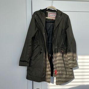 Hunter brand rain jacket
